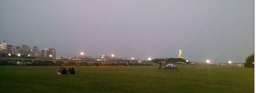 Liberty State Park at dusk