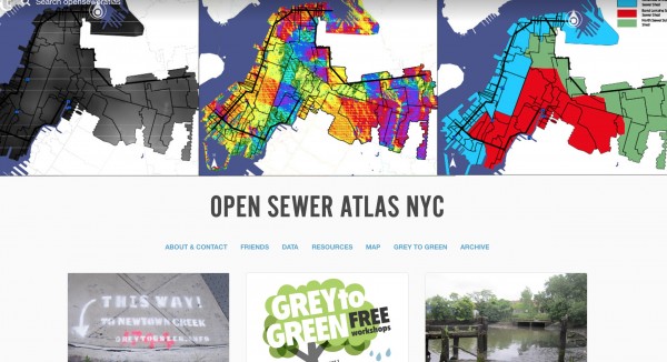Open Sewer Atlas NYC webstie