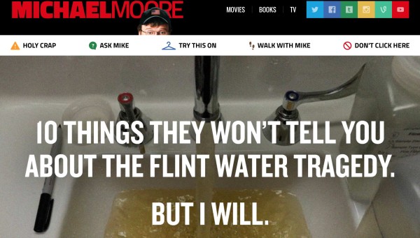 Michael Moore on Flint Water Tragedy