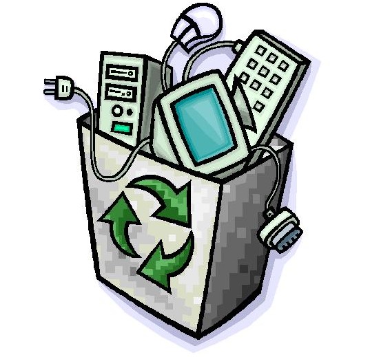 e-waste-recycle bin