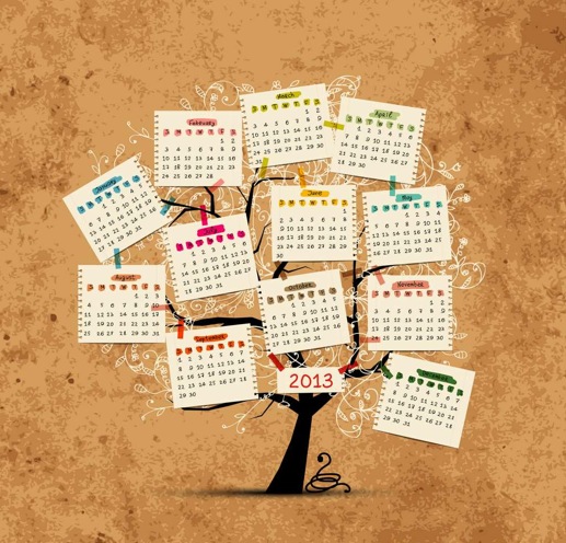 Calendar tree